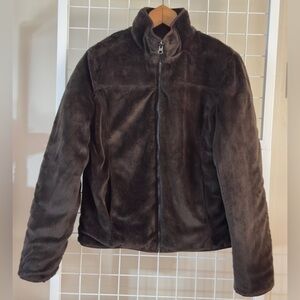 Weatherproof Garment Company Reversible Brown Coat Jacket Quilted/Fur Women’s S